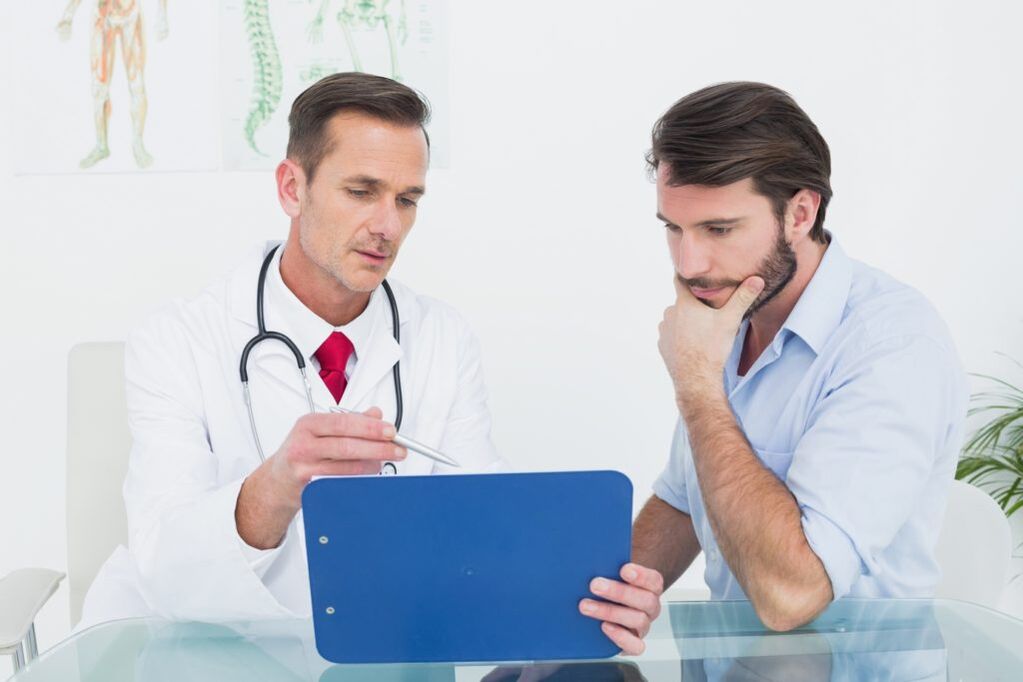 consultation with a doctor about prostatitis