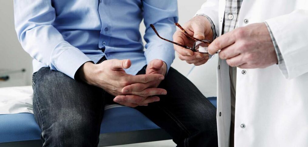 Visiting a doctor for prostatitis